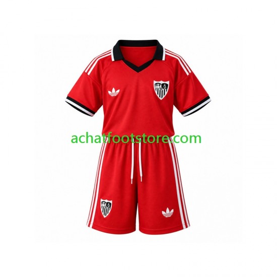Maillot Séville FC Rétro Domicile Tenue pour Enfant 2026-2027 Manche Courte