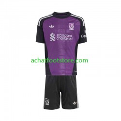 Maillot Liverpool Gardien Extérieur Tenue pour Enfant 2026-2027 Manche Courte