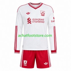 Maillot Liverpool Extérieur Tenue pour Enfant 2026-2027 Manche Longue Maillot Liverpool Extérieur Tenue pour Enfant 2026-2027 Manche Longue