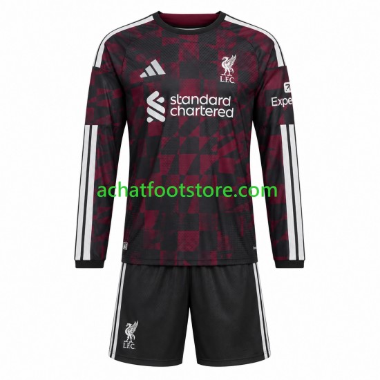 Maillot Liverpool 3ème Tenue pour Enfant 2026-2027 Manche Longue