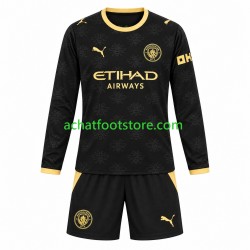 Maillot Manchester City Extérieur Tenue pour Enfant 2026-2027 Manche Longue