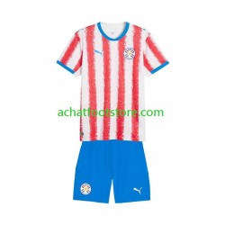 Maillot Paraguay Domicile Tenue pour Enfant 2026 Manche Courte