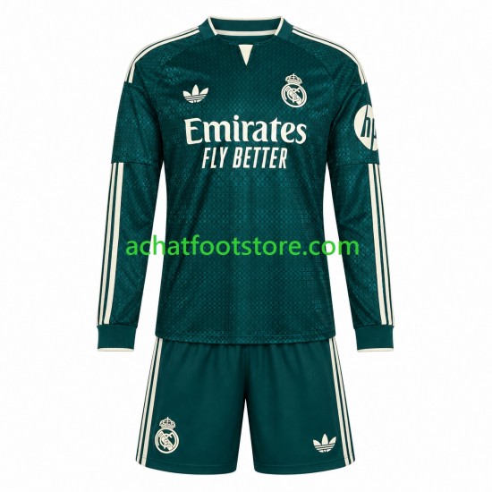 Maillot Real Madrid Extérieur Tenue pour Enfant 2026-2027 Manche Longue