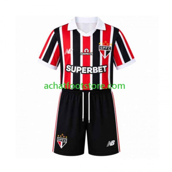 Maillot São Paulo Extérieur Tenue pour Enfant 2026-2027 Manche Courte