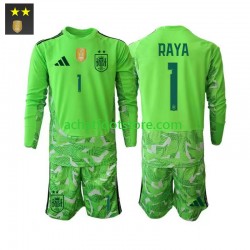 Maillot Espagne David Raya 1 Gardien 3ème Tenue pour Enfant 2026-2027 Manche Longue Maillot Espagne David Raya 1 Gardien 3ème Tenue pour Enfant 2026-2027 Manche Longue