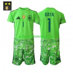 Maillot Espagne David Raya 1 Gardien 3ème Tenue pour Enfant 2026-2027 Manche Courte Maillot Espagne David Raya 1 Gardien 3ème Tenue pour Enfant 2026-2027 Manche Courte