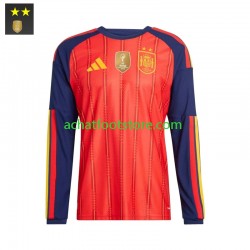 Maillot Espagne Domicile Tenue pour Homme 2026-2027 Manche Longue Maillot Espagne Domicile Tenue pour Homme 2026-2027 Manche Longue