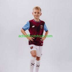 Maillot West Ham United Domicile Tenue pour Enfant 2026-2027 Manche Courte