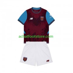 Maillot West Ham United Domicile Tenue pour Enfant 2026-2027 Manche Courte