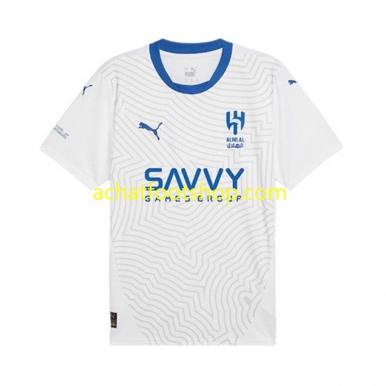 Maillot Al Hilal Extérieur Tenue pour Homme 2024-2025 Manche Courte