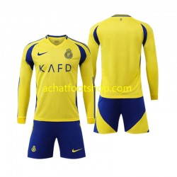 Maillot Al Nassr Domicile Tenue pour Enfant 2024-2025 Manche Longue