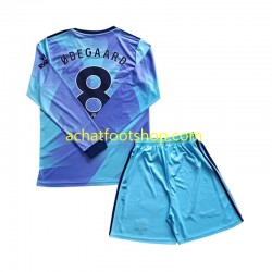 Maillot Arsenal Odegaard 8 3ème Tenue pour Enfant 2024-2025 Manche Longue