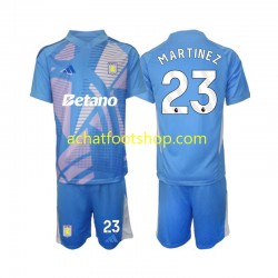 Maillot Aston Villa Emiliano Martinez 23 Gardien 3ème Tenue pour Enfant 2024-2025 Manche Courte