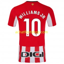 Maillot Athletic Bilbao Williams JR 10 Domicile Tenue pour Homme 2024-2025 Manche Courte