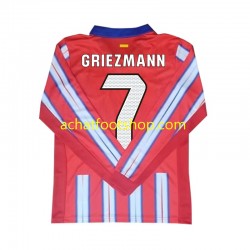 Maillot Atlético Madrid Antoine Griezmann 7 Domicile Tenue pour Homme 2024-2025 Manche Longue