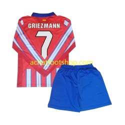 Maillot Atlético Madrid Antoine Griezmann 7 Domicile Tenue pour Enfant 2024-2025 Manche Longue
