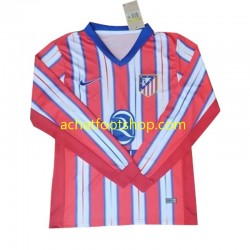 Maillot Atlético Madrid Domicile Tenue pour Homme 2024-2025 Manche Longue