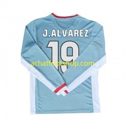 Maillot Atlético Madrid Julian Alvarez 19 Extérieur Tenue pour Homme 2024-2025 Manche Longue