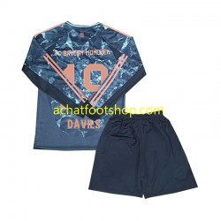 Maillot Bayern Munich Davies 19 Extérieur Tenue pour Enfant 2024-2025 Manche Longue