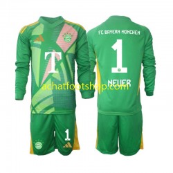Maillot Bayern Munich Manuel Neuer 1 Gardien 4ème Tenue pour Enfant 2024-2025 Manche Longue