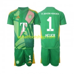 Maillot Bayern Munich Manuel Neuer 1 Gardien 4ème Tenue pour Enfant 2024-2025 Manche Courte