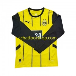 Maillot Borussia Dortmund Domicile Tenue pour Homme 2024-2025 Manche Longue