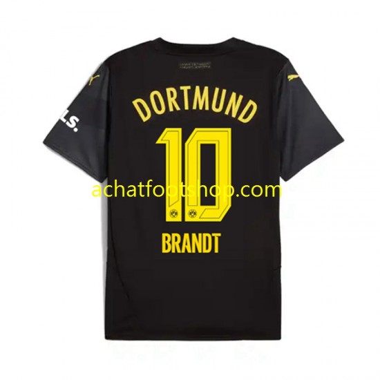 Maillot Borussia Dortmund Julian Brandt 10 Extérieur Tenue pour Homme 2024-2025 Manche Courte