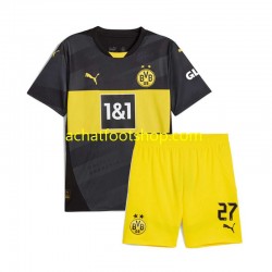 Maillot Borussia Dortmund Karim Adeyemi 27 Extérieur Tenue pour Enfant 2024-2025 Manche Courte