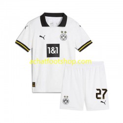 Maillot Borussia Dortmund Karim Adeyemi 27 3ème Tenue pour Enfant 2024-2025 Manche Courte
