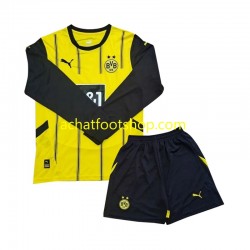 Maillot Borussia Dortmund Domicile Tenue pour Enfant 2024-2025 Manche Longue