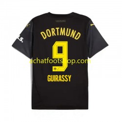 Maillot Borussia Dortmund Serhou Guirassy 9 Extérieur Tenue pour Homme 2024-2025 Manche Courte