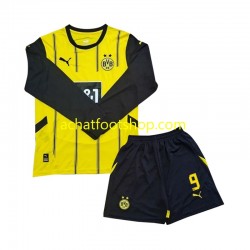 Maillot Borussia Dortmund Serhou Guirassy 9 Domicile Tenue pour Enfant 2024-2025 Manche Longue