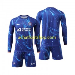 Maillot Chelsea Domicile Tenue pour Enfant 2024-2025 Manche Longue Maillot Chelsea Domicile Tenue pour Enfant 2024-2025 Manche Longue