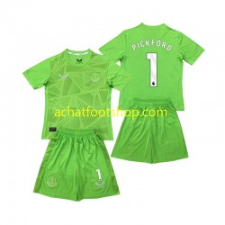 Maillot Everton Pickford 1 Gardien Domicile Tenue pour Enfant 2024-2025 Manche Courte Maillot Everton Pickford 1 Gardien Domicile Tenue pour Enfant 2024-2025 Manche Courte