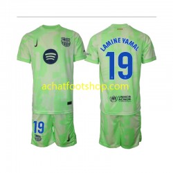 Maillot FC Barcelone Lamine Yamal 19 3ème Tenue pour Enfant 2024-2025 Manche Courte