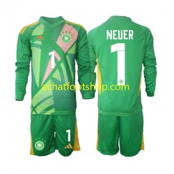 Maillot Allemagne Manuel Neuer 1 Gardien 3ème Tenue pour Enfant 2024-2025 Manche Longue