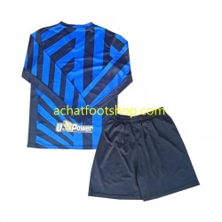 Maillot Inter Milan Domicile Tenue pour Enfant 2024-2025 Manche Longue