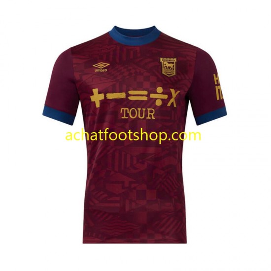 Maillot Ipswich Town Extérieur Tenue pour Homme 2024-2025 Manche Courte
