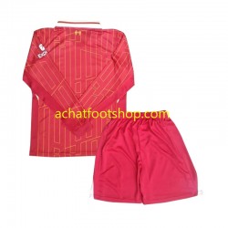 Maillot Liverpool Domicile Tenue pour Enfant 2024-2025 Manche Longue