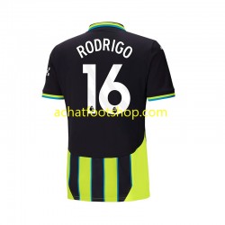 Maillot Manchester City RODRIGO 16 Extérieur Tenue pour Homme 2024-2025 Manche Courte