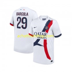 Maillot Paris Saint-Germain Bradley Barcola 29 Extérieur Tenue pour Homme 2024-2025 Manche Courte