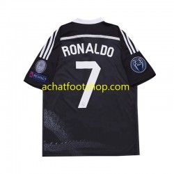 Maillot Real Madrid Cristiano Ronaldo 7 Rétro 3ème Tenue pour Enfant 2014 Manche Courte