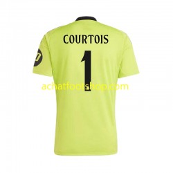 Maillot Real Madrid COURTOIS 1 Gardien 3ème Tenue pour Homme 2024-2025 Manche Courte