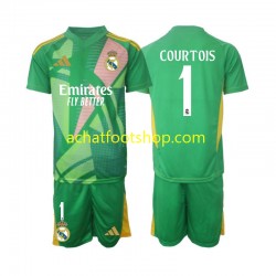 Maillot Real Madrid Thibaut Courtois 1 Gardien 3ème Tenue pour Enfant 2024-2025 Manche Courte Maillot Real Madrid Thibaut Courtois 1 Gardien 3ème Tenue pour Enfant 2024-2025 Manche Courte