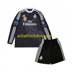 Maillot Real Madrid Rétro 3ème Tenue pour Enfant 2014 Manche Longue Maillot Real Madrid Rétro 3ème Tenue pour Enfant 2014 Manche Longue