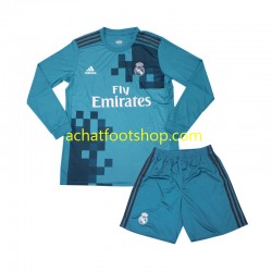 Maillot Real Madrid Rétro 3ème Tenue pour Enfant 2017 Manche Longue Maillot Real Madrid Rétro 3ème Tenue pour Enfant 2017 Manche Longue