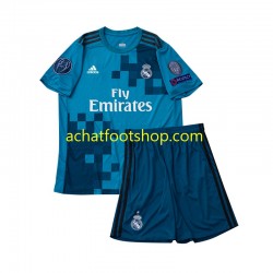 Maillot Real Madrid Rétro 3ème Tenue pour Enfant 2017 Manche Courte Maillot Real Madrid Rétro 3ème Tenue pour Enfant 2017 Manche Courte