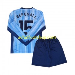 Maillot Tottenham Spurs Bergvall 15 Extérieur Tenue pour Enfant 2024-2025 Manche Longue