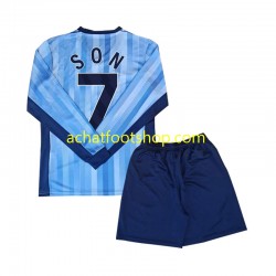 Maillot Tottenham Spurs Son 7 Extérieur Tenue pour Enfant 2024-2025 Manche Longue