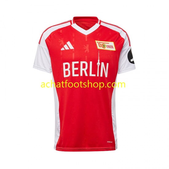 Maillot Union Berlin Domicile Tenue pour Homme 2024-2025 Manche Courte